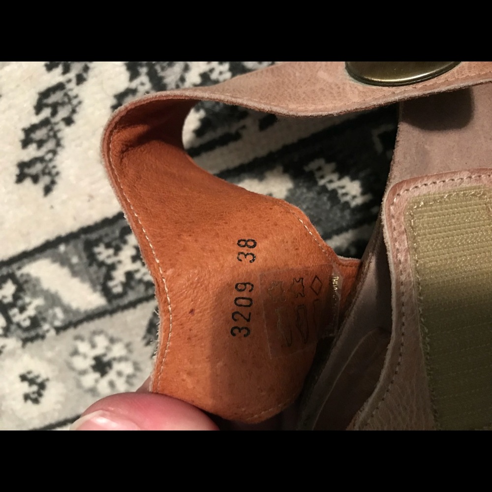 Taos carousel tan leather wedge sandals size 8 💗 - Picture 4 of 7